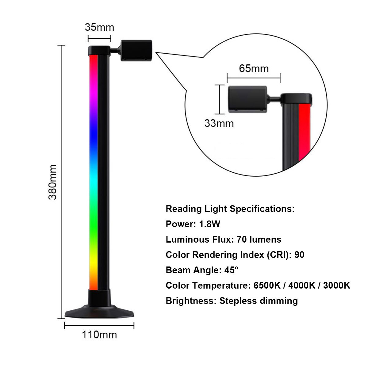 Smart Light Bar LED RGB Music  - Desk Setup For Gaming recensione e prezzo