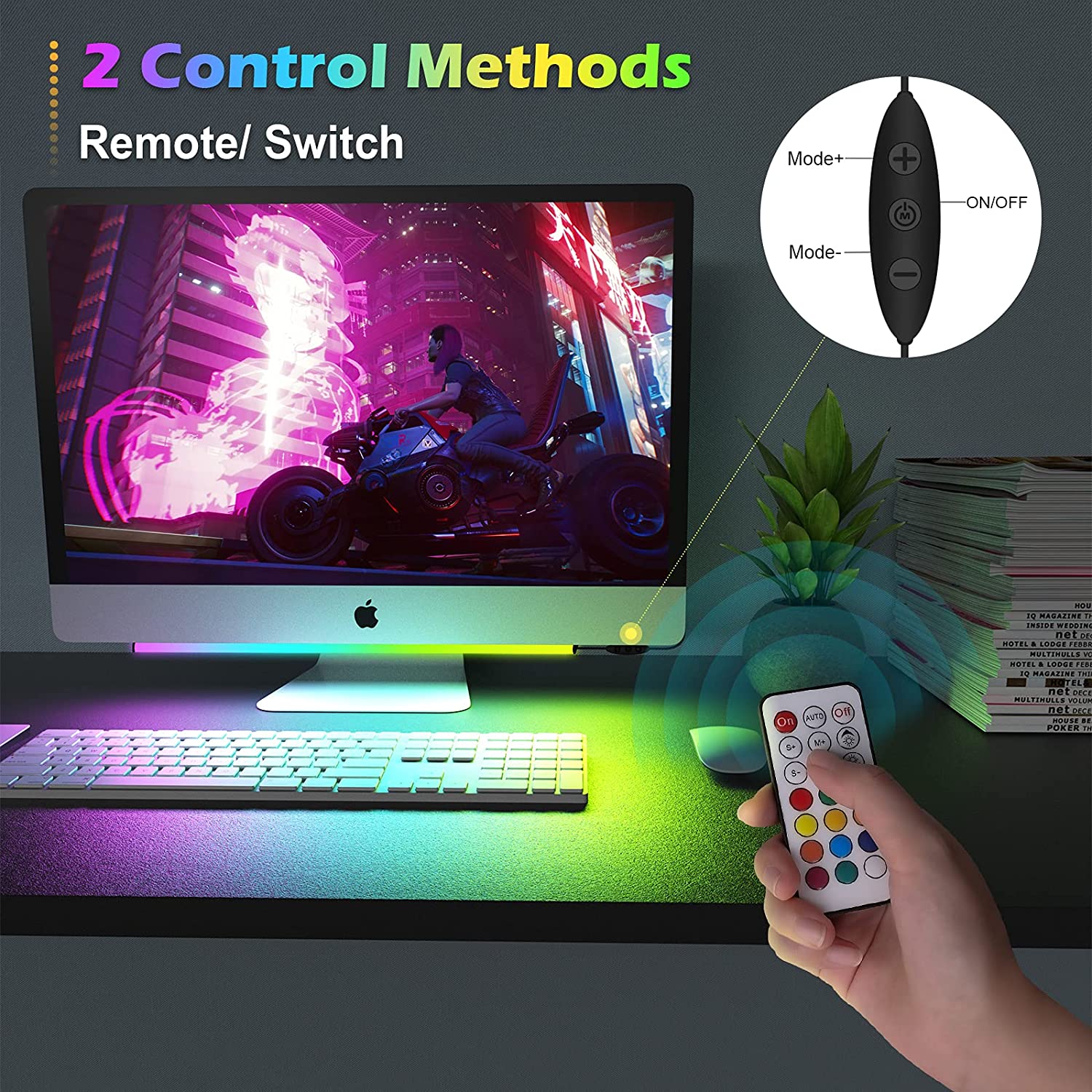 Under Monitor Light Bar RGB Dr - Setup Desk Monitor recensione e prezzo